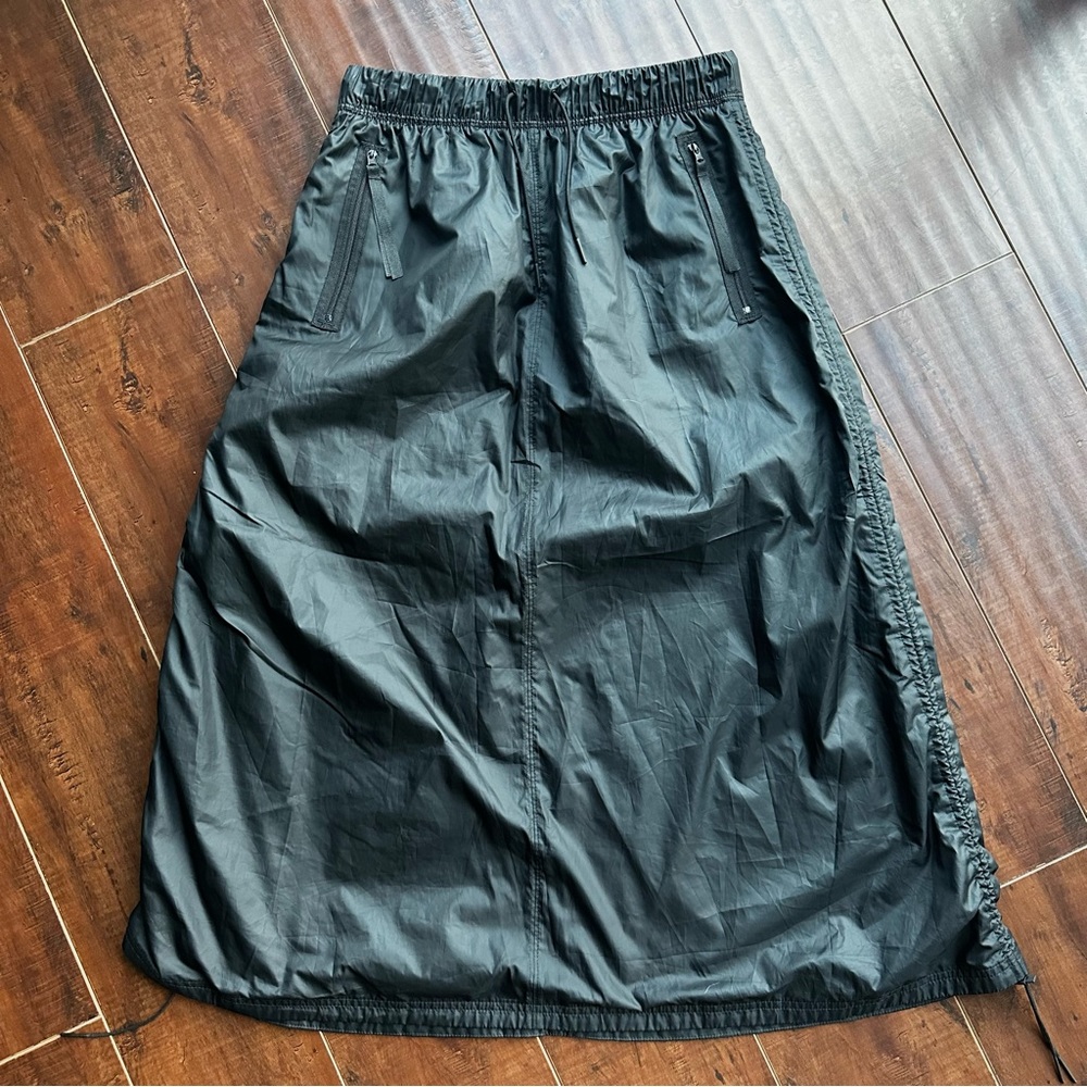 NIKE Maxi Drawstring Black Skirt SMALL